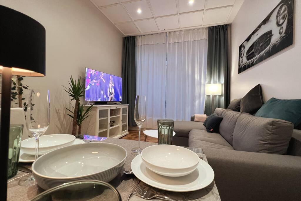 Soul-Apartment Terrasse Privat-Parkplatz Boxspringbett 55Zoll Tv Wlan ライプツィヒ エクステリア 写真