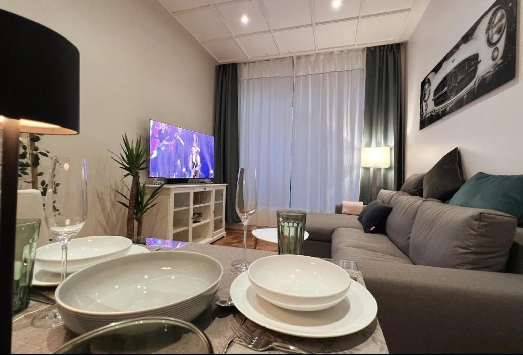 Soul-Apartment Terrasse Privat-Parkplatz Boxspringbett 55Zoll Tv Wlan ライプツィヒ エクステリア 写真